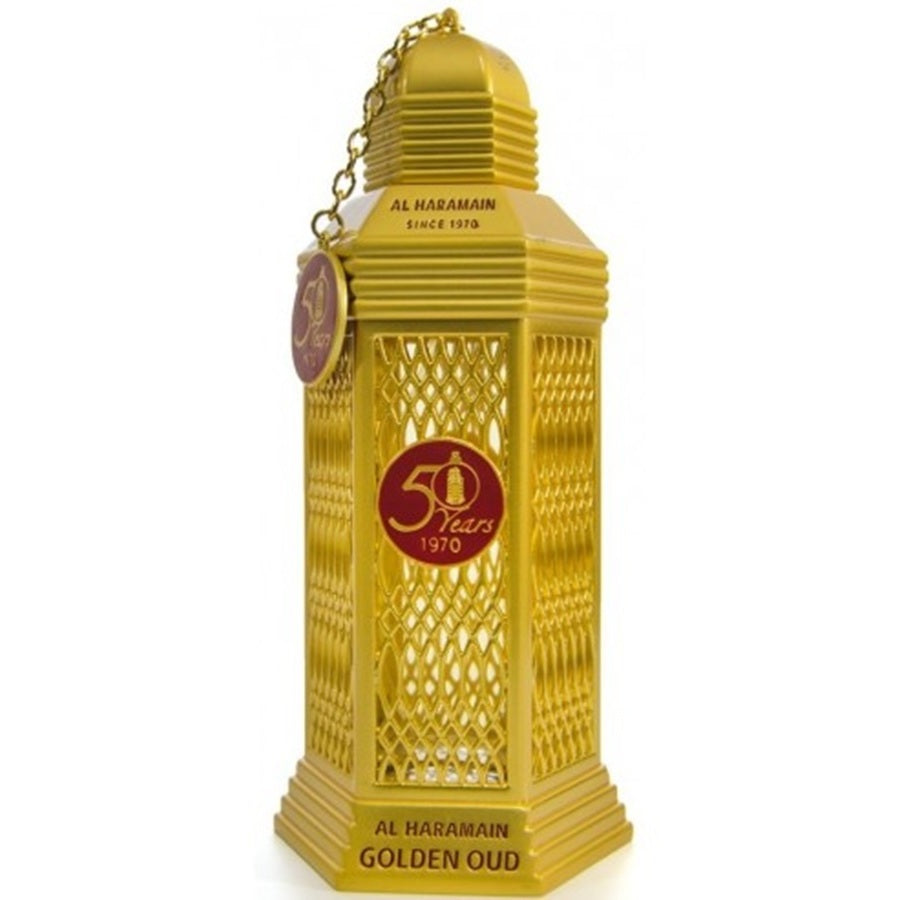 Al Haramain 50 Years Golden Oudh 3.3 oz / 100 ml - Tester 000950039173 Y-A4YK2