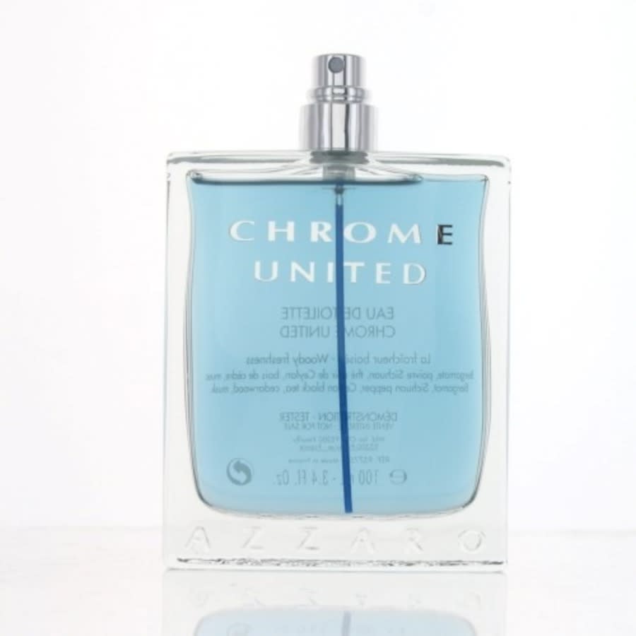 Azzaro Chrome United 3.4 oz / 100 ml - Tester 3351500957750 Y-A5KJ3