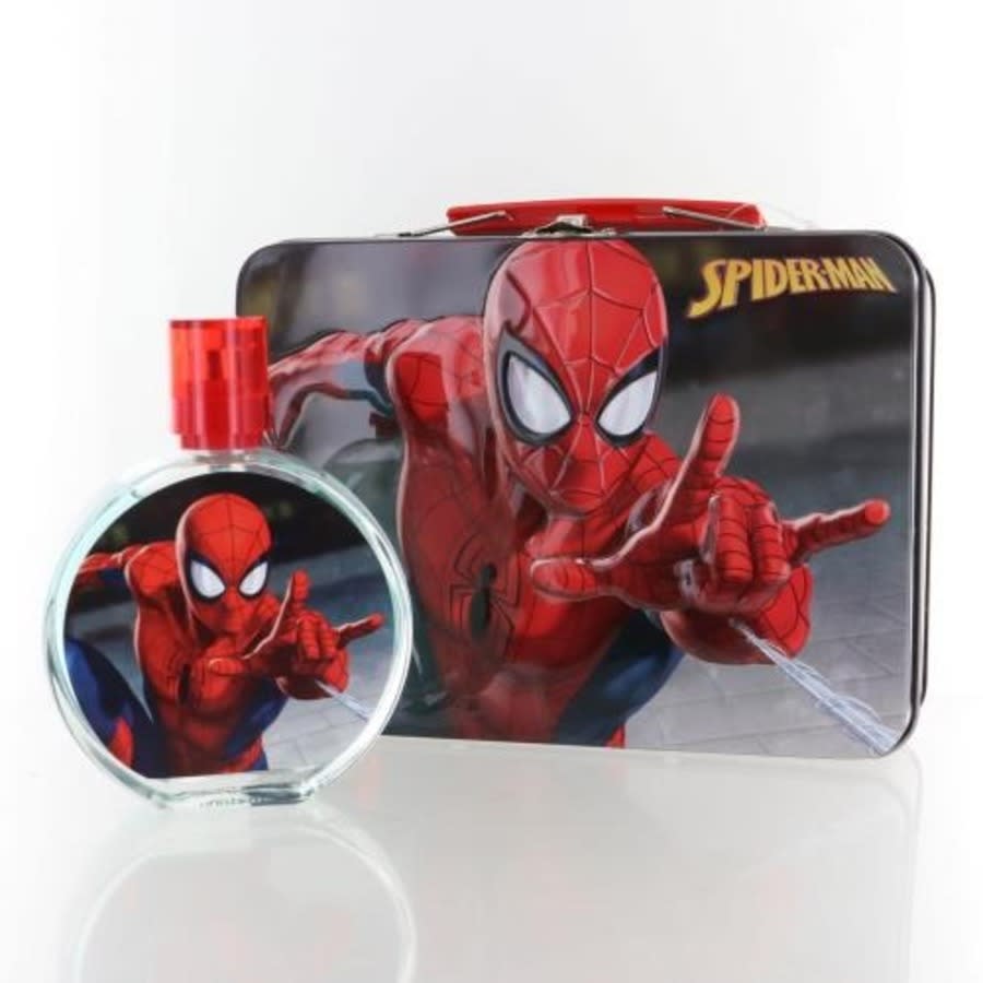 Marvel Spiderman Metal Lunch Box 3.3 oz / 100 ml 663350061543 Y-A5KJX