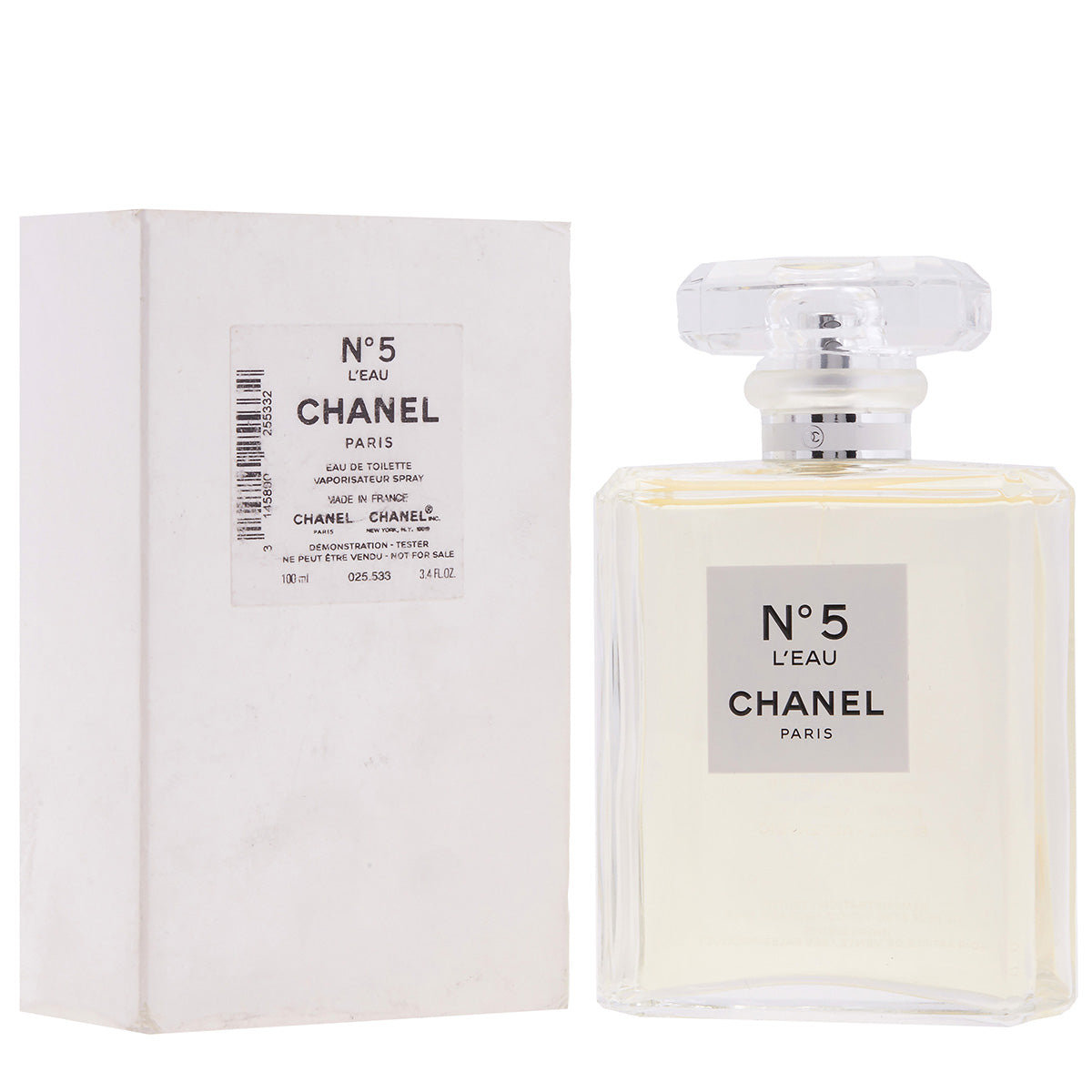 Chanel No.5 L'eau 3.4 oz / 100 ml - Tester 3145890255332 Z-WHJ7R
