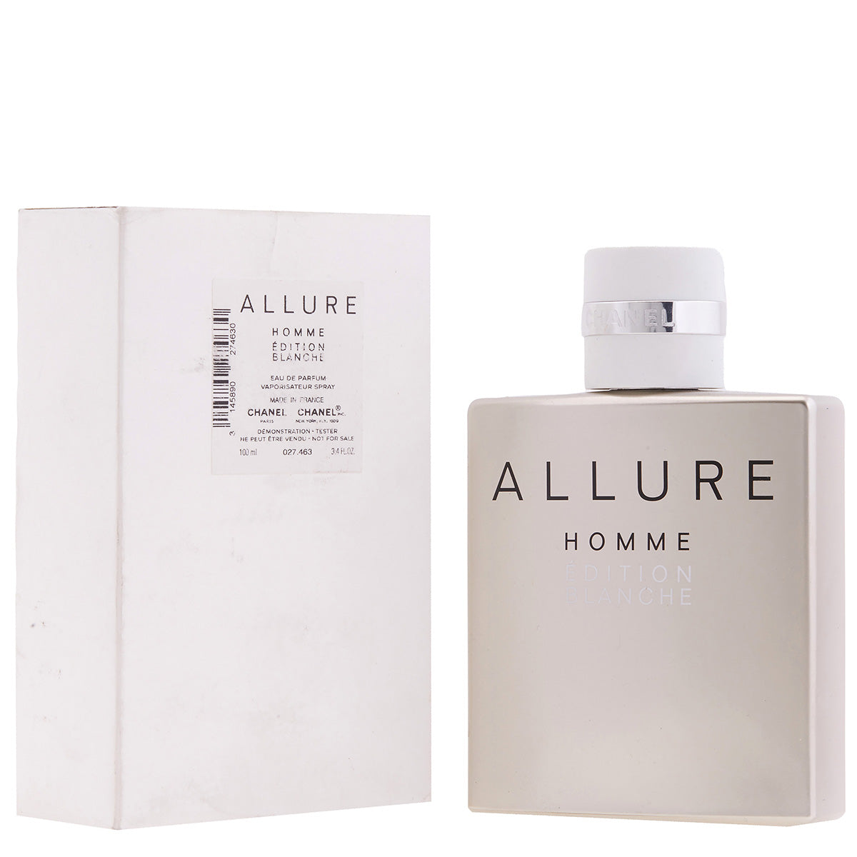 Chanel Allure Homme Edition Blanche 3.4 oz / 100 ml - Tester 3145890274630 Z-AZQXW