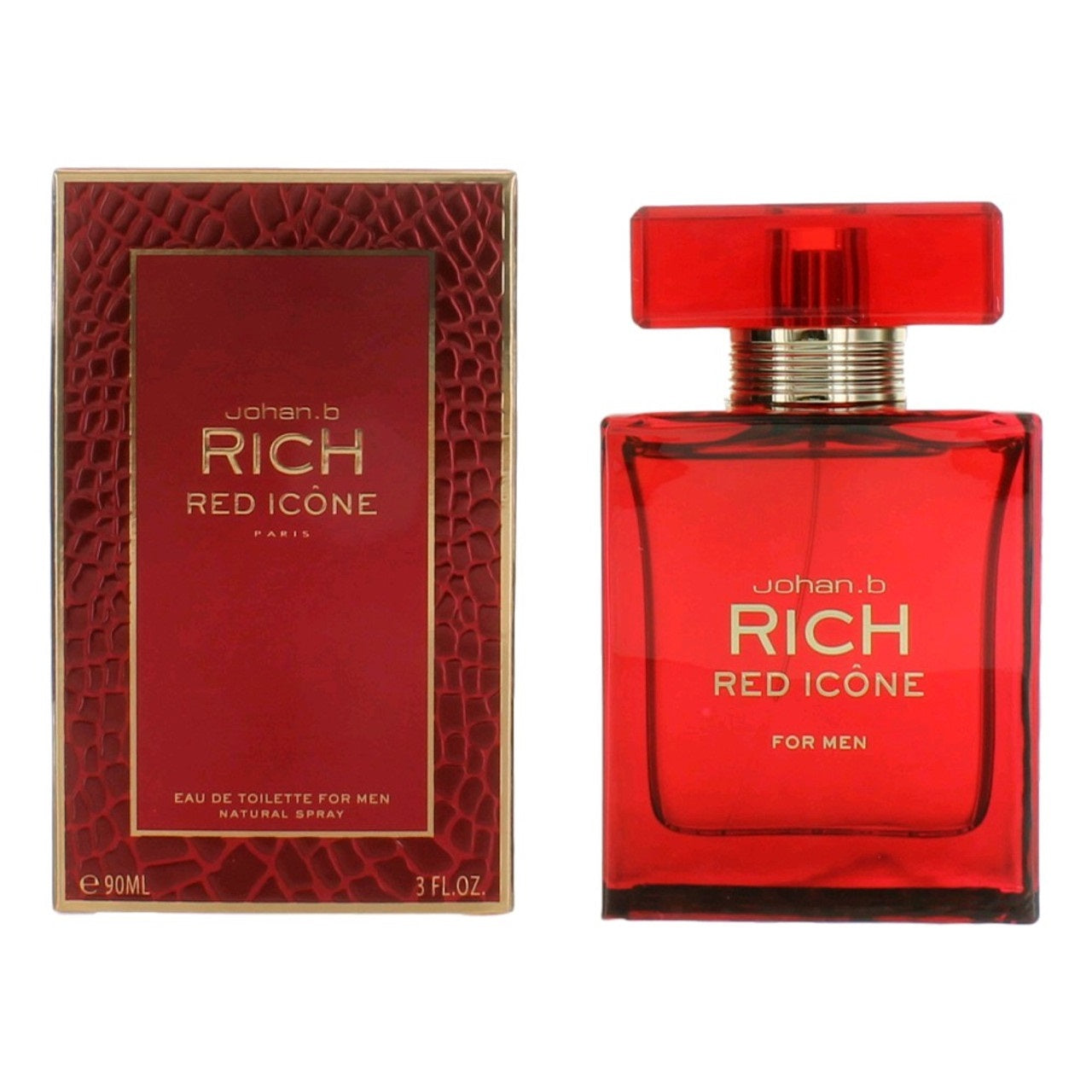 Johan B Rich Red Icone 3.4 oz / 100 ml 3700134410818 Z-JHVWE