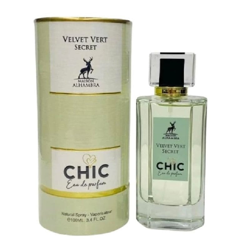 Maison Alhambra Chic Velvet Vert Secret 3.4 oz / 100 ml 6290360590707 Z-GQ5PR