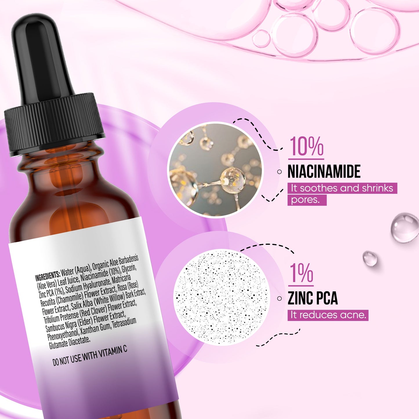 Niacinamide 10% + Zinc PCA 1% Serum